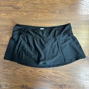 Kona Sol Swim Skort WMNS Plus Size 20W/22W Black Quick Dry Beach Resort Wear